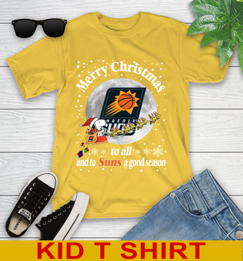 Phoenix Suns Merry Christmas To All And To Suns A Good Season NBA Basketball Sports Youth T-Shirt 9