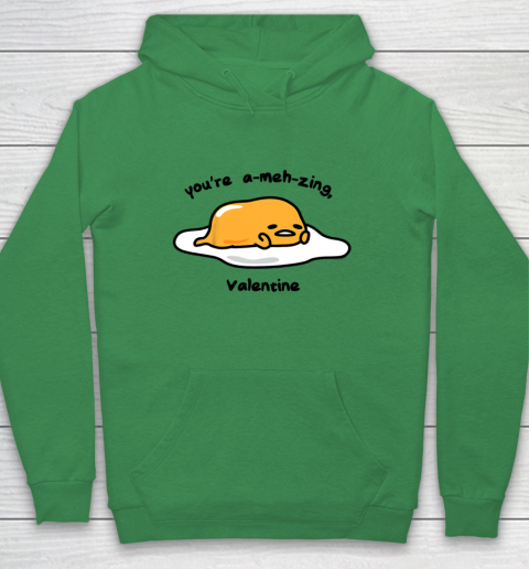 Gudetama the Lazy Egg A meh zing Valentine Hoodie 5