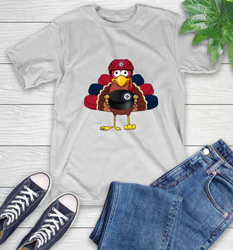 Winnipeg Jets Turkey Thanksgiving Day T-Shirt