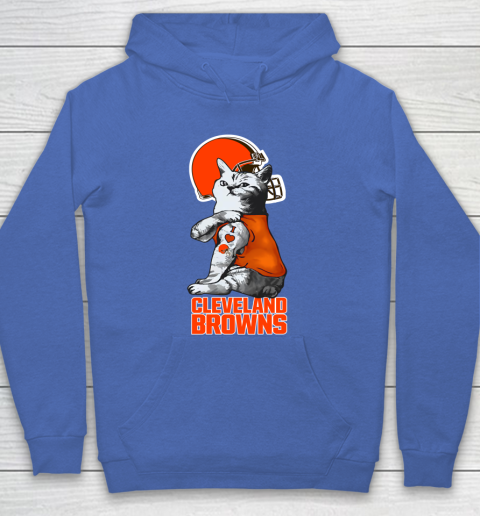 NFL Football My Cat Loves Cleveland Browns Hoodie 6