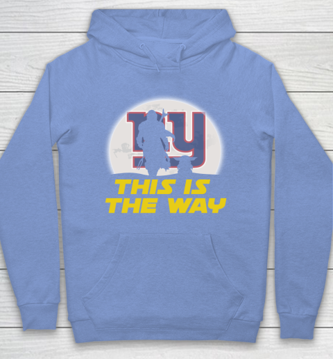 New York Giants NFL Football Star Wars Yoda And Mandalorian This Is The Way Hoodie 8