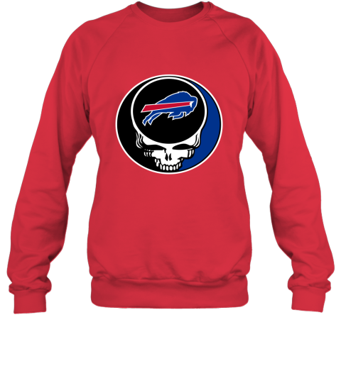 NFL Buffalo Bills Grateful Dead Rock Band Football Sports VntOvpk8FAX sweatshirt 35 95 151514 front red