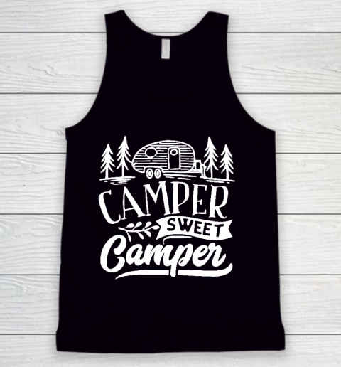 Camper sweet camper. funny Camping design Tank Top