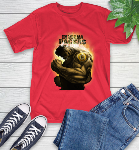 Indiana Pacers NBA Basketball Hulk Marvel Avengers Sports T-Shirt 11
