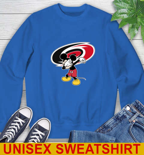 Carolina Hurricanes NHL Hockey Dabbing Mickey Disney Sports Sweatshirt 9