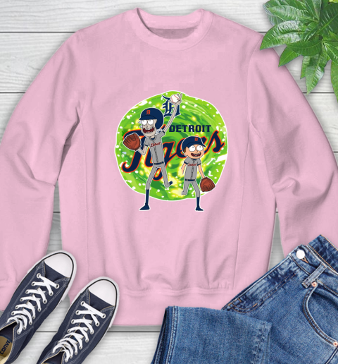 MLB Detroit Tigers Rick And Morty Baseball Sports Sweatshirt 9