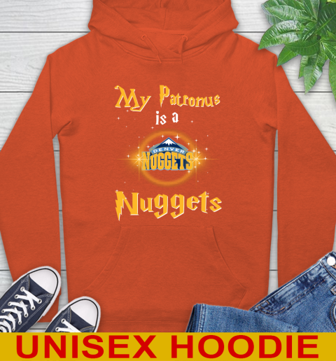 NBA Basketball Harry Potter My Patronus Is A Denver Nuggets Hoodie 4
