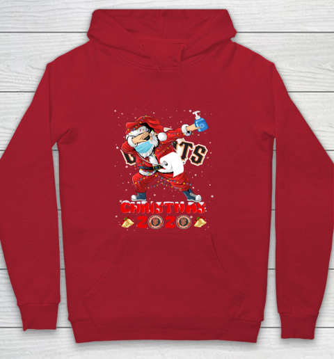 San Francisco Giants Funny Santa Claus Dabbing Christmas 2020 MLB Youth Hoodie 7