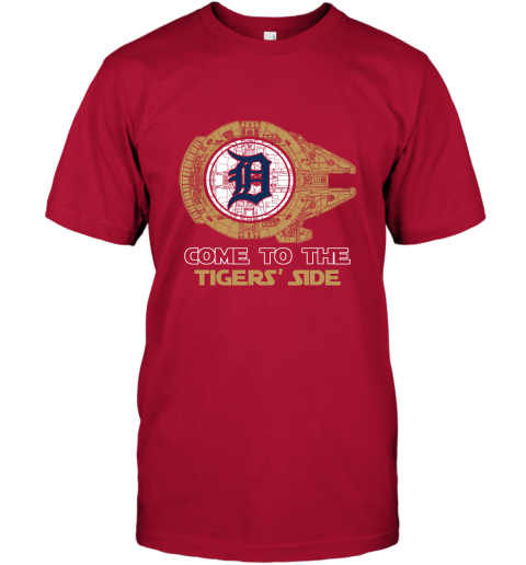 MLB Come To The Detroit Tigers Side Star Wars Baseball Sports T Shirt -  Freedomdesign