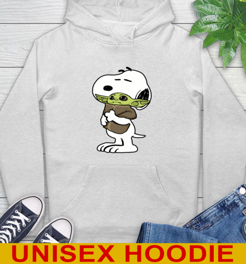 Snoopy Hugging Baby Yoda Shirt 13