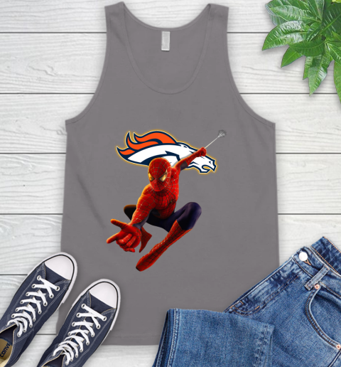 NFL Spider Man Avengers Endgame Football Denver Broncos Tank Top 7