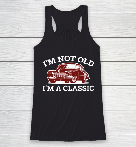 Father's Day Funny Gift Ideas Apparel  Classic Car Dad Father T Shirt Racerback Tank