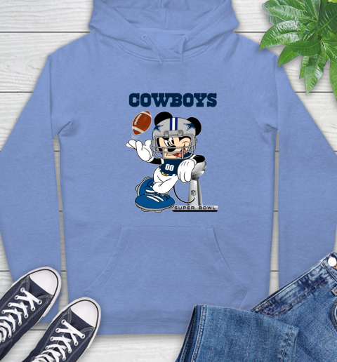NFL Dallas Cowboys Mickey Mouse Disney Super Bowl Football T Shirt Hoodie 11