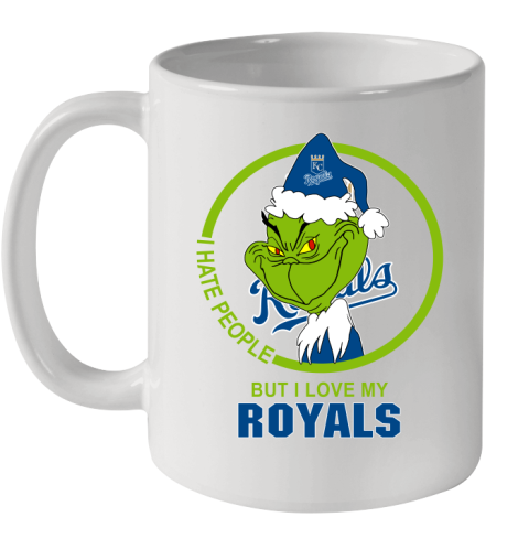 Kansas City Royals MLB Christmas Grinch I Hate People But I Love My Favorite Baseball Team Ceramic Mug 11oz
