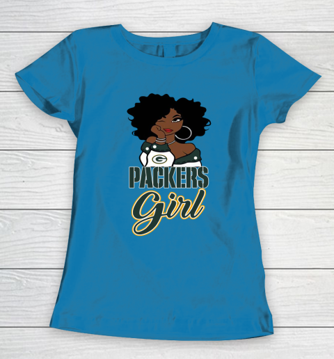 Green Bay Packers Girl NFL Women's T-Shirt 8