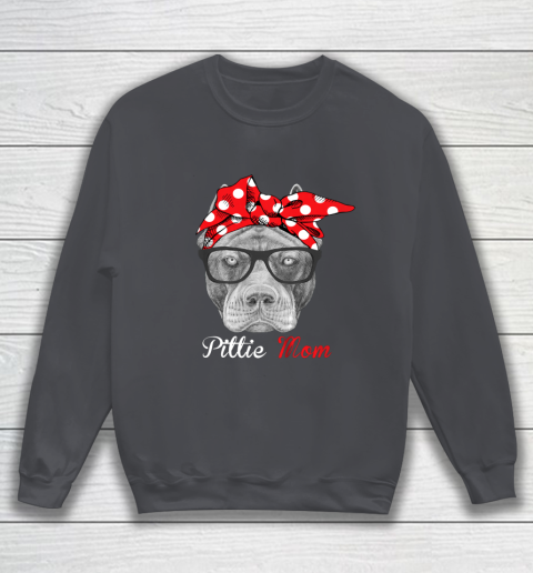 Dog Mom Shirt Pittie Mom Shirt for Pitbull Dog Lovers Mothers Day Sweatshirt 4