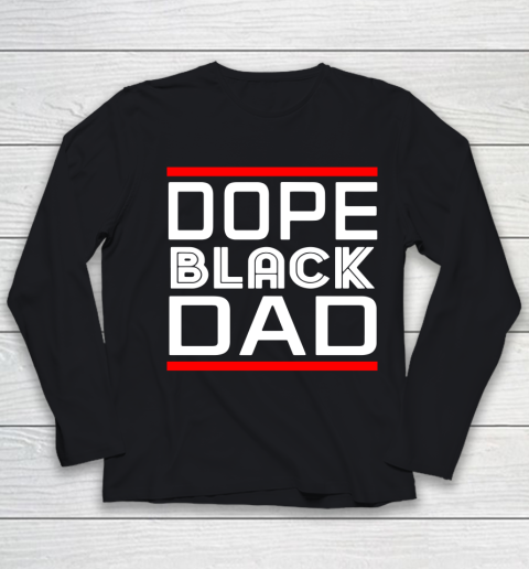 Dope Black Dad Youth Long Sleeve