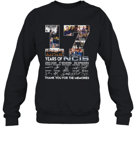 17 Years Of NCIS Thank You For The Memories Sweatshirt