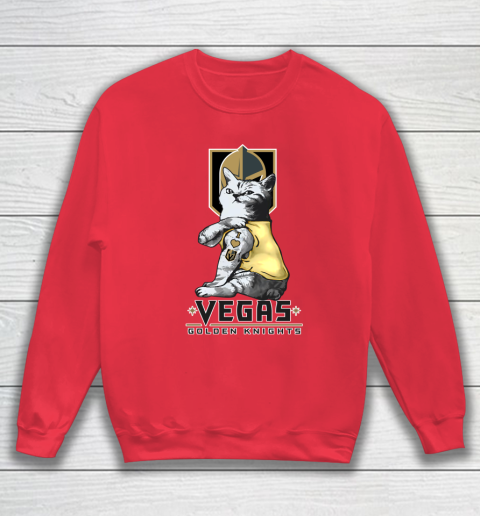 NHL My Cat Loves Vegas Golden Knights Hockey Sweatshirt 7