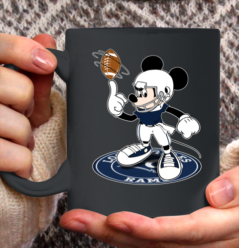 NFL Football Los Angeles Rams Cheerful Mickey Disney Shirt Ceramic Mug 11oz