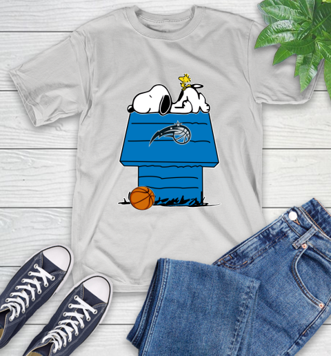 Orlando Magic NBA Basketball Snoopy Woodstock The Peanuts Movie T-Shirt