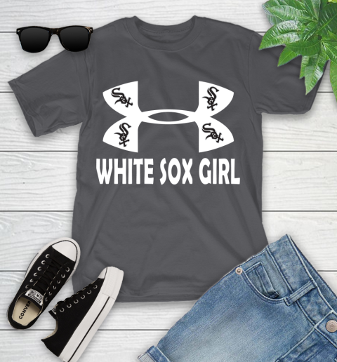 MLB Chicago White Sox Girl Under Armour Baseball Sports Youth T-Shirt 6