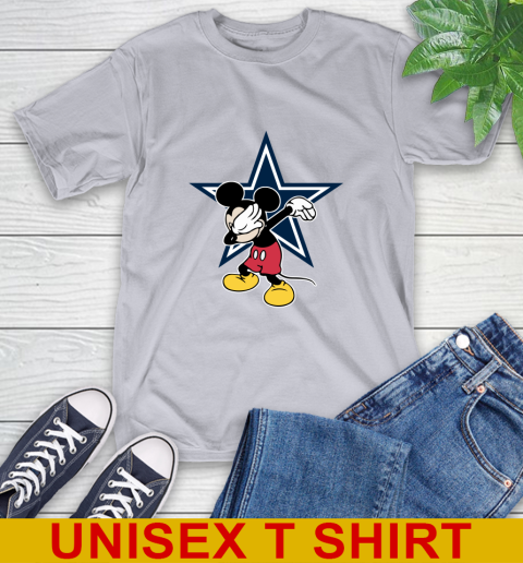 Dallas Cowboys NFL Football Dabbing Mickey Disney Sports T-Shirt 6