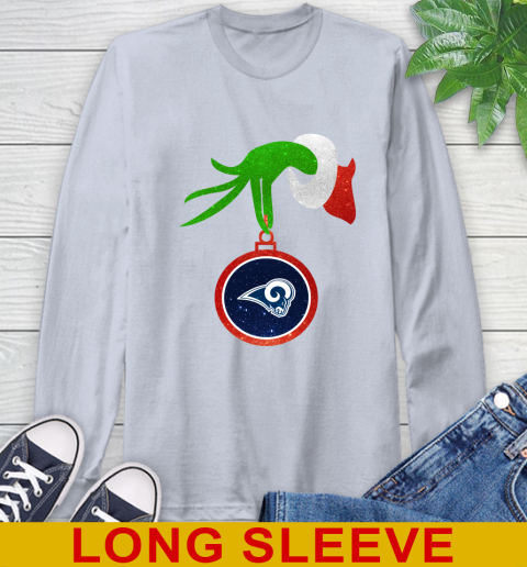 Los Angeles Rams Grinch Merry Christmas NFL Football Long Sleeve T-Shirt 6
