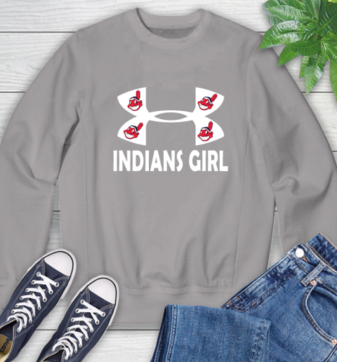 MLB Cleveland Indians Under Armour Baseball Sports Sweatshirt 5