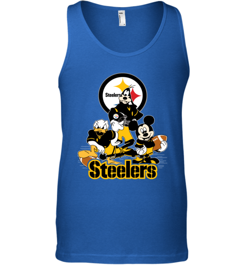 NFL Pittsburgh Steelers Mickey Mouse Donald Duck Goofy Football Shirt Youth  Sweatshirt