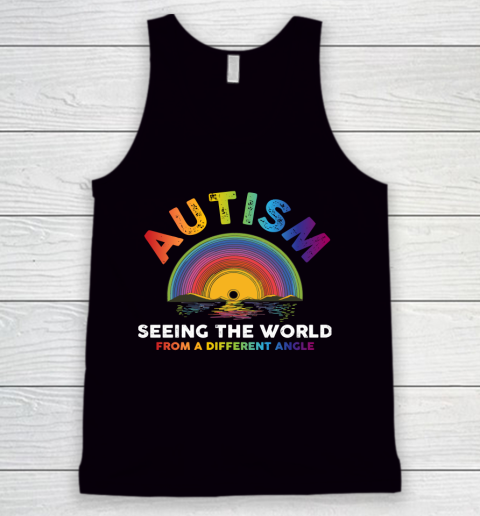Autism Seeing The World Funny Autism Awareness (2) Tank Top