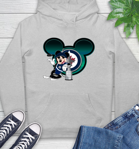 NHL Winnipeg Jets Stanley Cup Mickey Mouse Disney Hockey T Shirt Hoodie 6