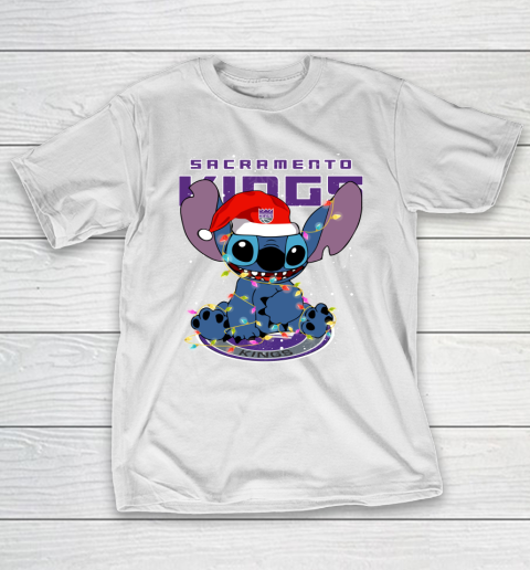 Sacramento Kings NBA noel stitch Basketball Christmas T-Shirt