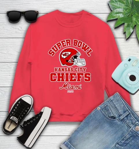 Kansas City Chiefs Super Bowl Champion Miami Logo 2020 NFL Shirts 35