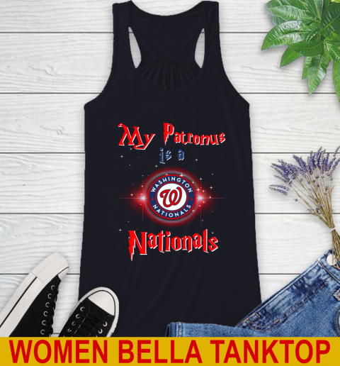 MLB Baseball Harry Potter My Patronus Is A Washington Nationals Racerback Tank 8