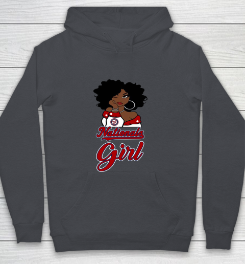 Washington Nationalss Girl MLB Youth Hoodie 7