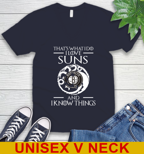 Brooklyn Nets NBA Basketball That's What I Do I Love My Team And I Know Things Game Of Thrones 48
