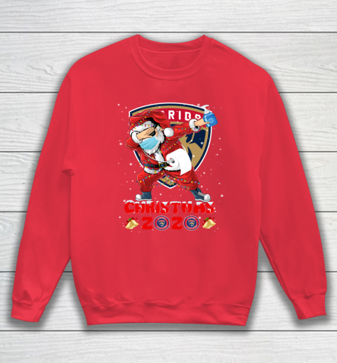 Florida Panthers Funny Santa Claus Dabbing Christmas 2020 NHL Sweatshirt 7