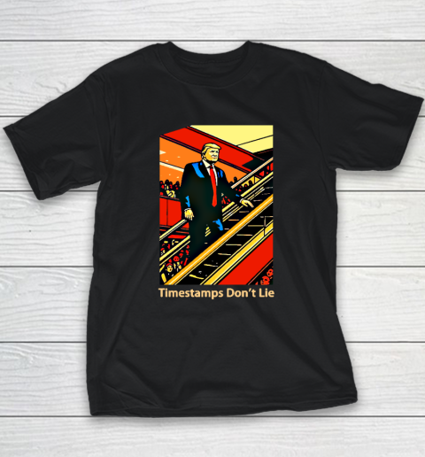 Rattle Trap 1776 Knew Before You Escalator Truth Youth T-Shirt