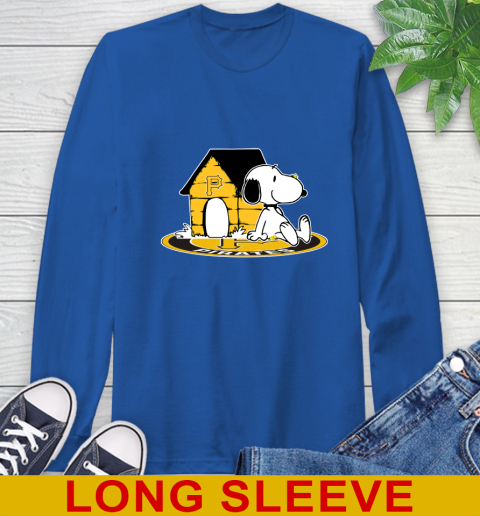 MLB Baseball Pittsburgh Pirates Snoopy The Peanuts Movie Shirt Long Sleeve T-Shirt 9