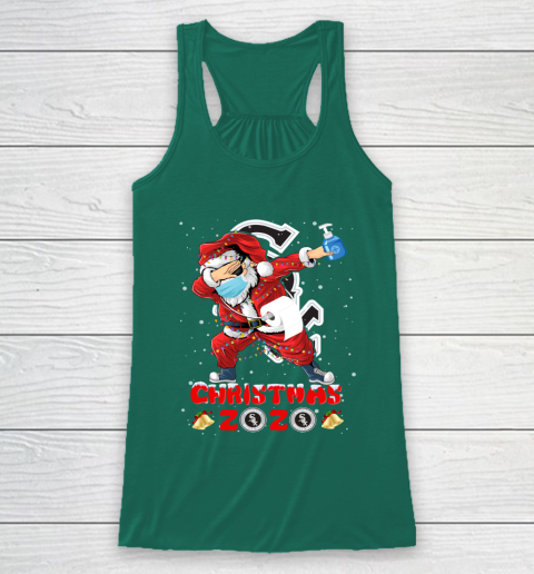 Chicago White Sox Funny Santa Claus Dabbing Christmas 2020 MLB Racerback Tank 5