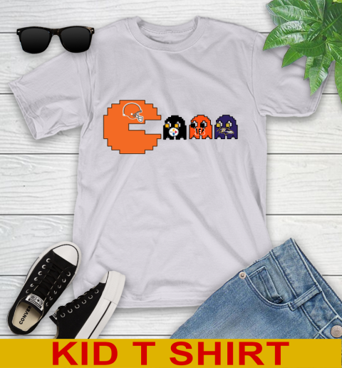 Cleveland Browns NFL Football Pac Man Champion Youth T-Shirt 5
