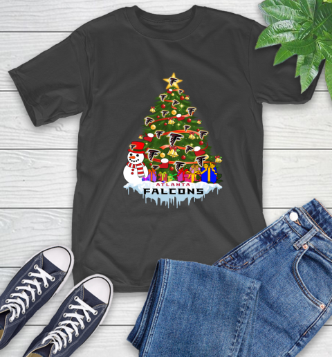 Atlanta Falcons Merry Christmas NFL Football Sports T-Shirt 2