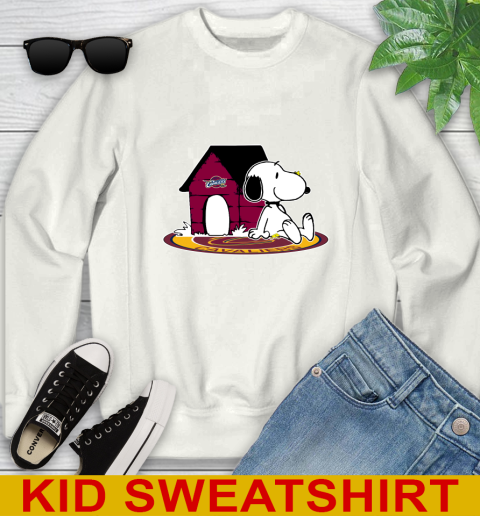 NBA Basketball Cleveland Cavaliers Snoopy The Peanuts Movie Shirt Youth Sweatshirt