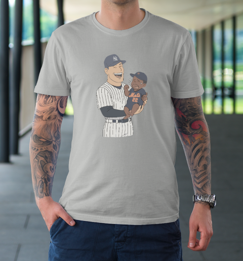 Yankees Holding Crying Mets Baby T-Shirt 8