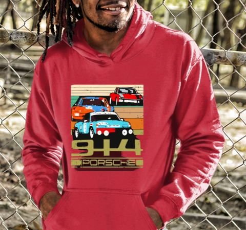 The 944 Porsche Vintage Hoodie rtsa the 944 porsche vintage hoodie 23 front red