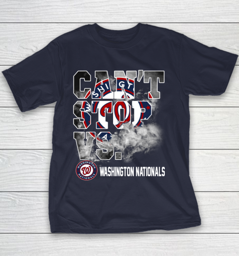 MLB Washington Nationals Baseball Can't Stop Vs Nationals Youth T-Shirt 2
