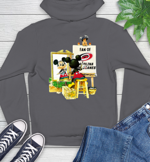 NHL Hockey Carolina Hurricanes Mickey Drawing Shirt 20