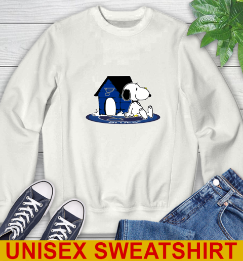 NHL Hockey St.Louis Blues Snoopy The Peanuts Movie Shirt Sweatshirt