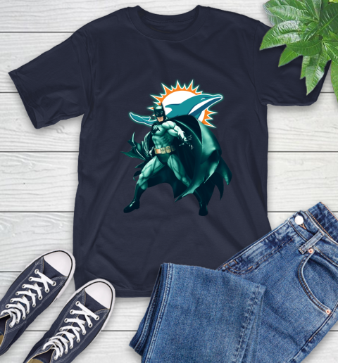 NFL Batman Football Sports Miami Dolphins T-Shirt 4